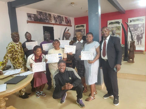 Award of Certificates to participants