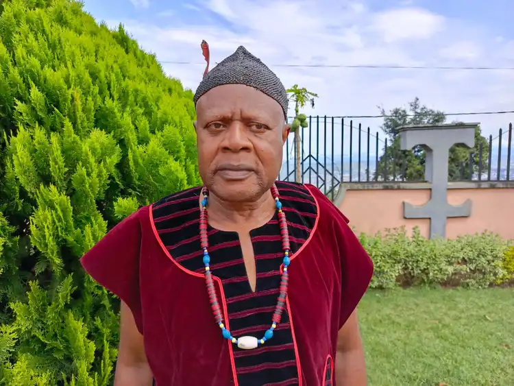 Chairman of the Bamenda-Nkwe Language Development Committee Ba Sama Fohtung Samuel Tangang