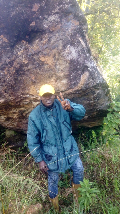 Strange rock Up the mountain